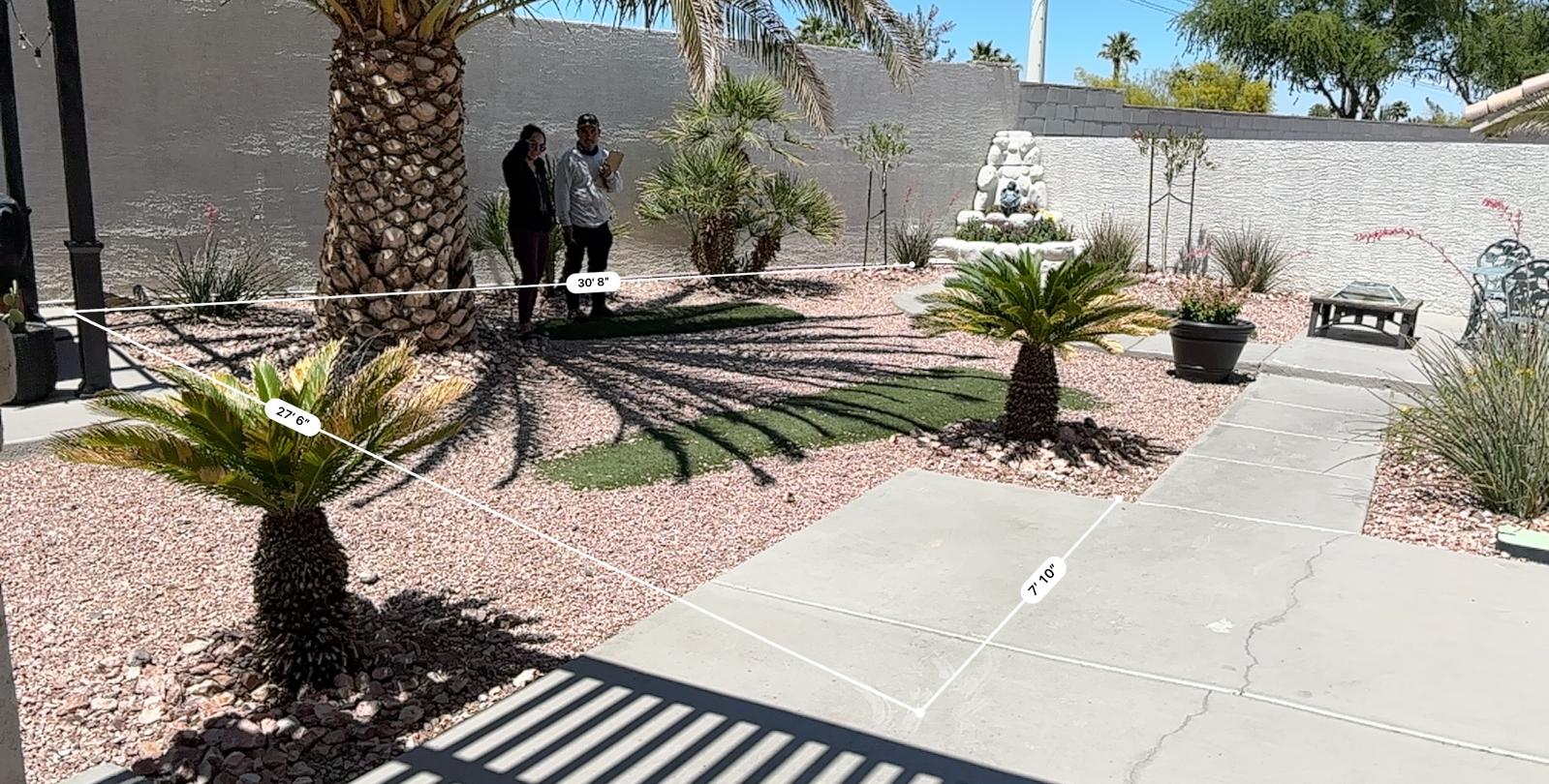 3D landscape design rendering