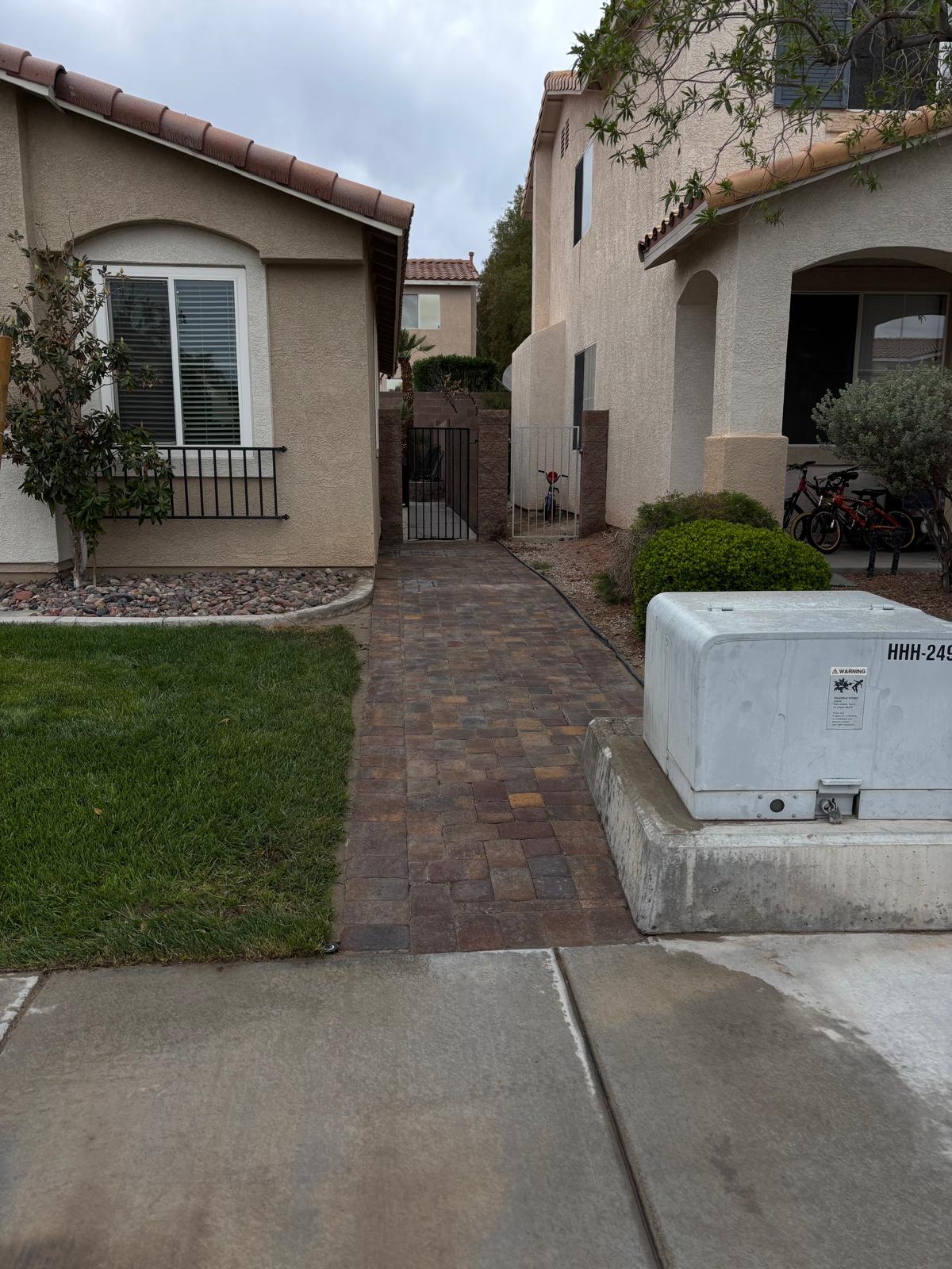 Elegant paver patio installation