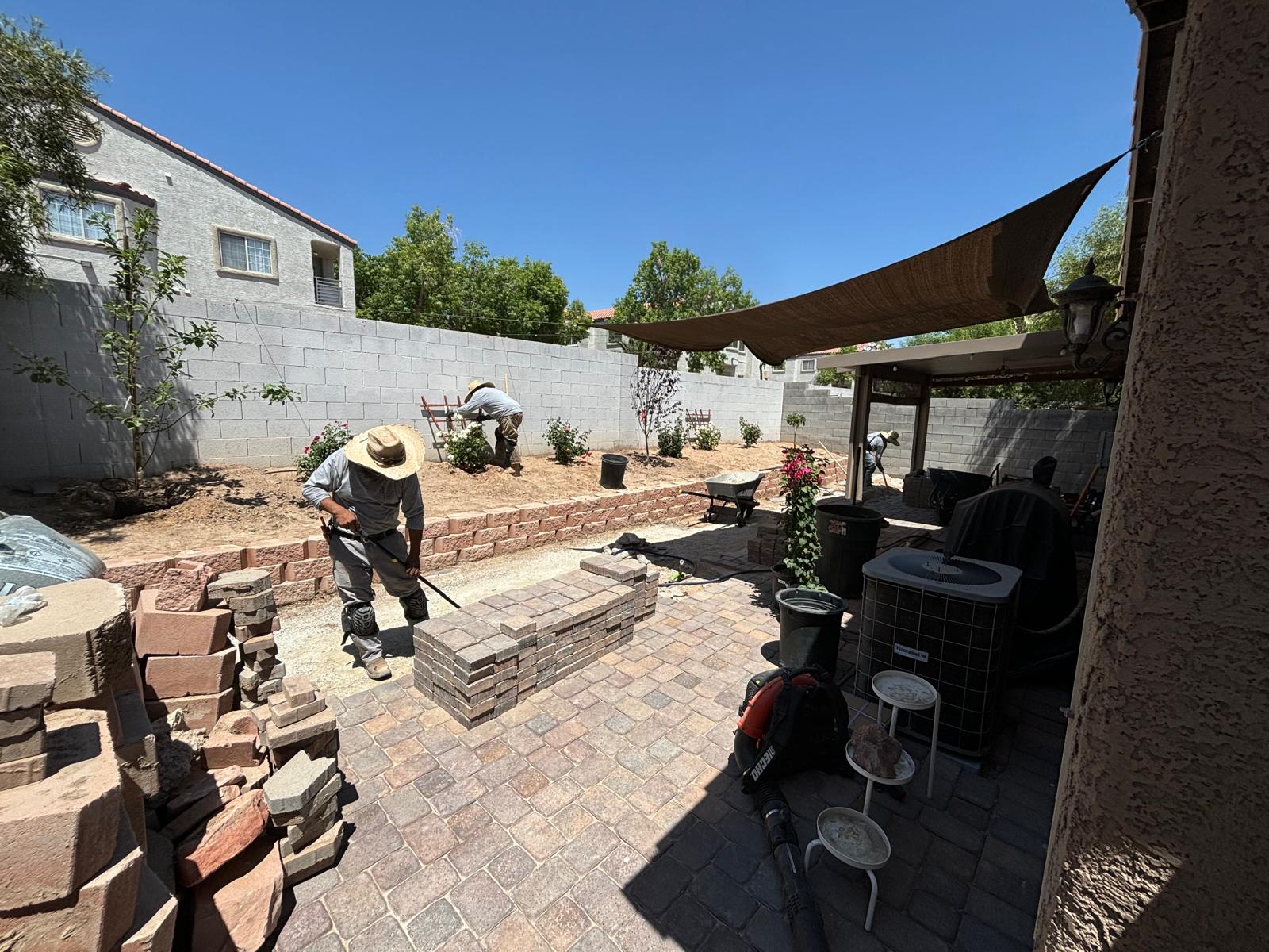 Before: Full yard makeover in Las Vegas