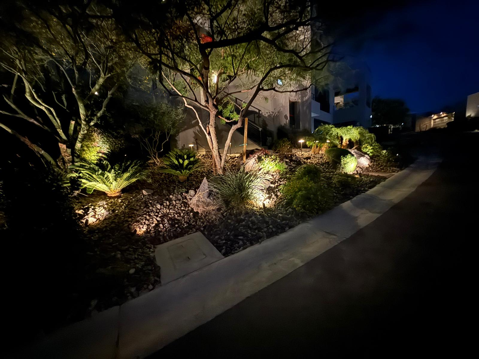 Desert irrigation installation in Las Vegas